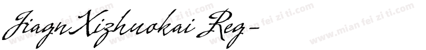 JiagnXizhuokai Reg字体转换